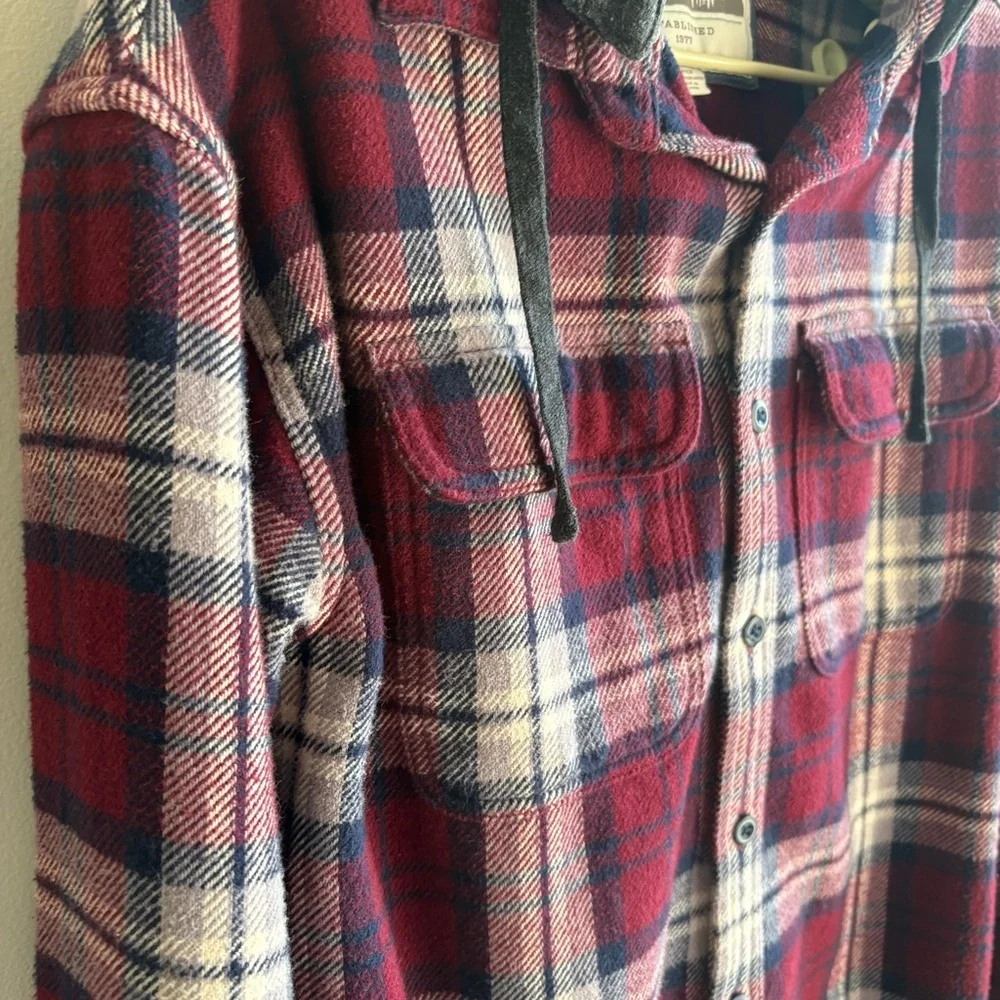 American Eagle Outfitters Flannel Plaid Button Down Shirt Men’s‎ Small